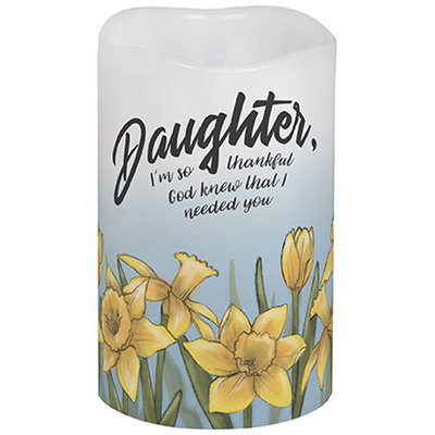 Daughter Flameless Candle from your local Clinton,TN florist, Knight's Flowers