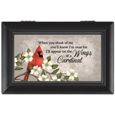 Wings of a Cardinal Music Box from your local Clinton,TN florist, Knight's Flowers