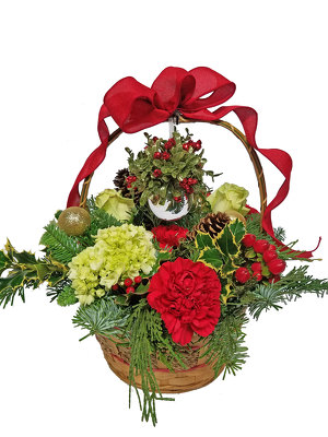 Kissing Ball Arrangement from your local Clinton,TN florist, Knight's Flowers