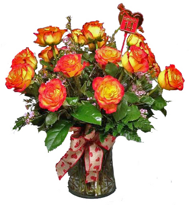 2 Dozen Ambiance Roses from your local Clinton,TN florist, Knight's Flowers