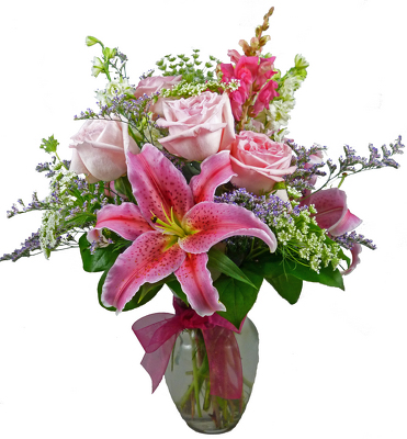 Pink Perfection Bouquet from your local Clinton,TN florist, Knight's Flowers