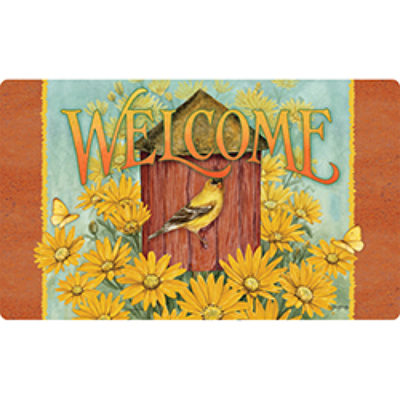 Daisy Birdhouse Doormat from your local Clinton,TN florist, Knight's Flowers