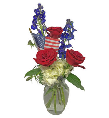 Patriot Bouquet from your local Clinton,TN florist, Knight's Flowers