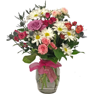 Color Splash Spring Bouquet from your local Clinton,TN florist, Knight's Flowers
