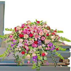 Timeless Love Casket Spray from your local Clinton,TN florist, Knight's Flowers