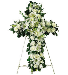 Serenity Cross from your local Clinton,TN florist, Knight's Flowers