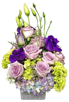 Lavender Day Table Arrangement from your local Clinton,TN florist, Knight's Flowers