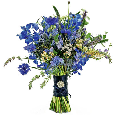 True Blue Wedding Bouquet from your local Clinton,TN florist, Knight's Flowers