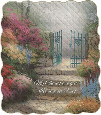 The Garden of Promise  Inspirational Quilt from your local Clinton,TN florist, Knight's Flowers