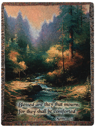 Creekside Trail Tapestry Throw