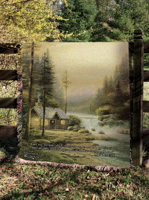 Evening in the Forest Tapestry Throw from your local Clinton,TN florist, Knight's Flowers