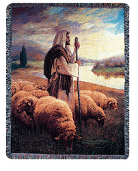 Good Shepherd Tapestry Throw from your Clinton, TN florist