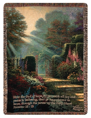 Garden of Grace Tapestry Throw from your local Clinton,TN florist, Knight's Flowers