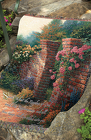 The Rose Garden Tapestry Throw from your Clinton, TN florist