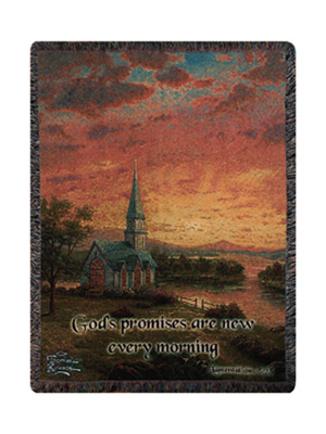 Sunrise Chapel Tapestry Throw from your local Clinton,TN florist, Knight's Flowers