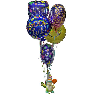 Gnome Birthday Balloon Bouquet from your local Clinton,TN florist, Knight's Flowers