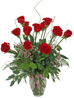World's Greatest Dozen Red Rose Arrangement