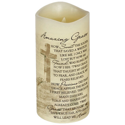 Amazing Grace Flameless Candle  from your local Clinton,TN florist, Knight's Flowers