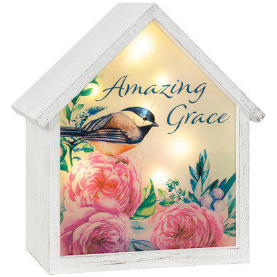 Amazing Grace LED House from your local Clinton,TN florist, Knight's Flowers