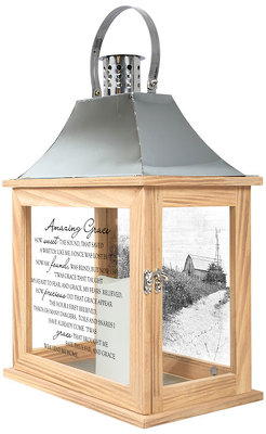 Amazing Grace Memorial Lantern from your local Clinton,TN florist, Knight's Flowers