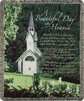 A Beautiful Day in Heaven Tapestry  from your local Clinton,TN florist, Knight's Flowers
