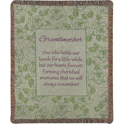 Grandmother.. Holds Our Heart Tapestry Throw from your local Clinton,TN florist, Knight's Flowers