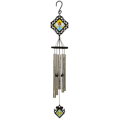 Angel's Arms Stained Glass Windchime 35