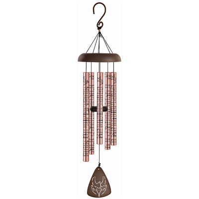 God Has You Rose Gold Wind Chime 30