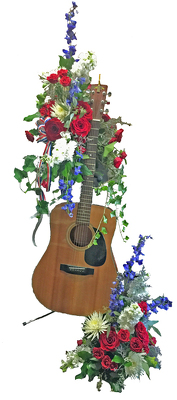 Guitar Arrangement  from your local Clinton,TN florist, Knight's Flowers