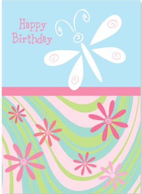Happy Birthday Card from your local Clinton,TN florist, Knight's Flowers