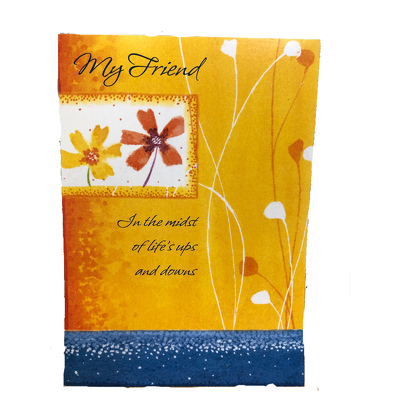 My Friend Card from your local Clinton,TN florist, Knight's Flowers