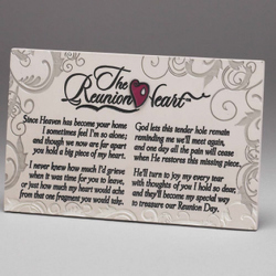 The Reunion Heart Plaque