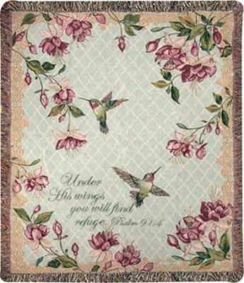 Ruby's Among the Fushia's Tapestry Throw from your local Clinton,TN florist, Knight's Flowers