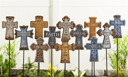 Faithful Journey Sentiment Crosses from your local Clinton,TN florist, Knight's Flowers