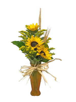 Sunflower Bud Vase from your local Clinton,TN florist, Knight's Flowers