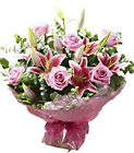 Rose & Lily Hand tied (pink)-468