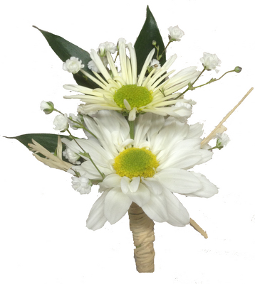 On Cloud Nine boutonniere  from your local Clinton,TN florist, Knight's Flowers