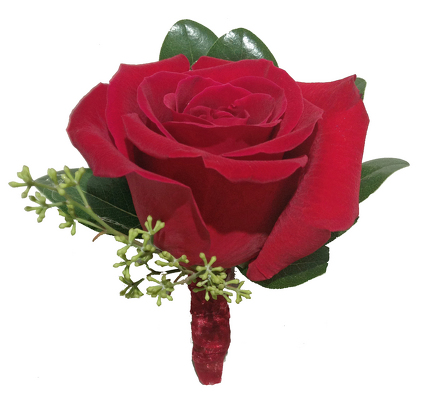 Rumba Red Boutonniere from your local Clinton,TN florist, Knight's Flowers