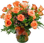 Tangerine Tango Roses