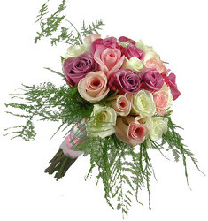 Pastel Roses Wedding Bouquet from your Clinton, TN florist