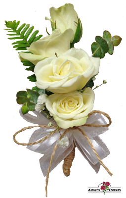 Simply Chic Boutonniere from your local Clinton,TN florist, Knight's Flowers