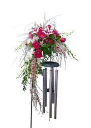 Clinton Florist Oak Ridge Flower Tn We Can Add A Beautiful Flower Arrangement To Sit On Top Of The Wind Chime Similar Picture Right
