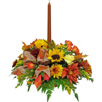 Give Thanks Centerpiece from your local Clinton,TN florist, Knight's Flowers