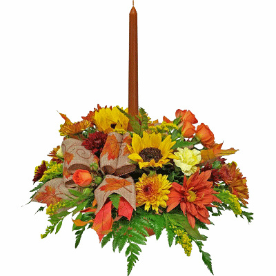 Thanksgiving Centerpiece from your local Clinton,TN florist, Knight's Flowers