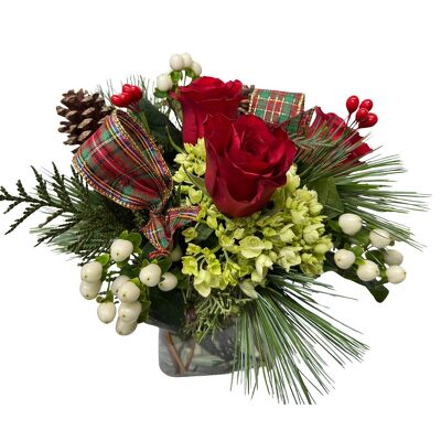 Joyous Holiday Bouquet from your local Clinton,TN florist, Knight's Flowers