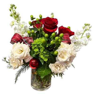 Jolly Tidings from your local Clinton,TN florist, Knight's Flowers