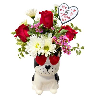 Puppy Love from your local Clinton,TN florist, Knight's Flowers