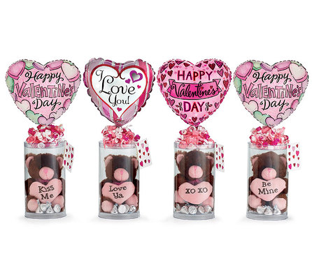 Valentine Gift Plush/Chocolate from your local Clinton,TN florist, Knight's Flowers