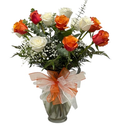 Big Orange Roses from your local Clinton,TN florist, Knight's Flowers