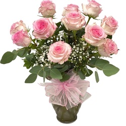 Vintage Pink Mondial Roses from your local Clinton,TN florist, Knight's Flowers
